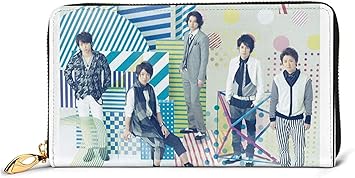 Amazon 嵐 Arashi 相葉雅紀 櫻井翔 松本潤 二宮和也 大野智 レザー ウォレット 収納 大容量 本革 長財布 おしゃれ メンズ レディース サイフ 小銭入れ カード 現金 薄型 財布 財布