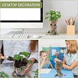 Newthinking Groot Plant Pot Cartoon Baby Groot with Drainage Hole 7.6x12x15cm view 4