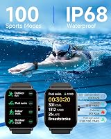 TOOBUR Smart Watch Men Women Alexa Built-in 1.8" HD IP68 Waterproof Fitness view 5