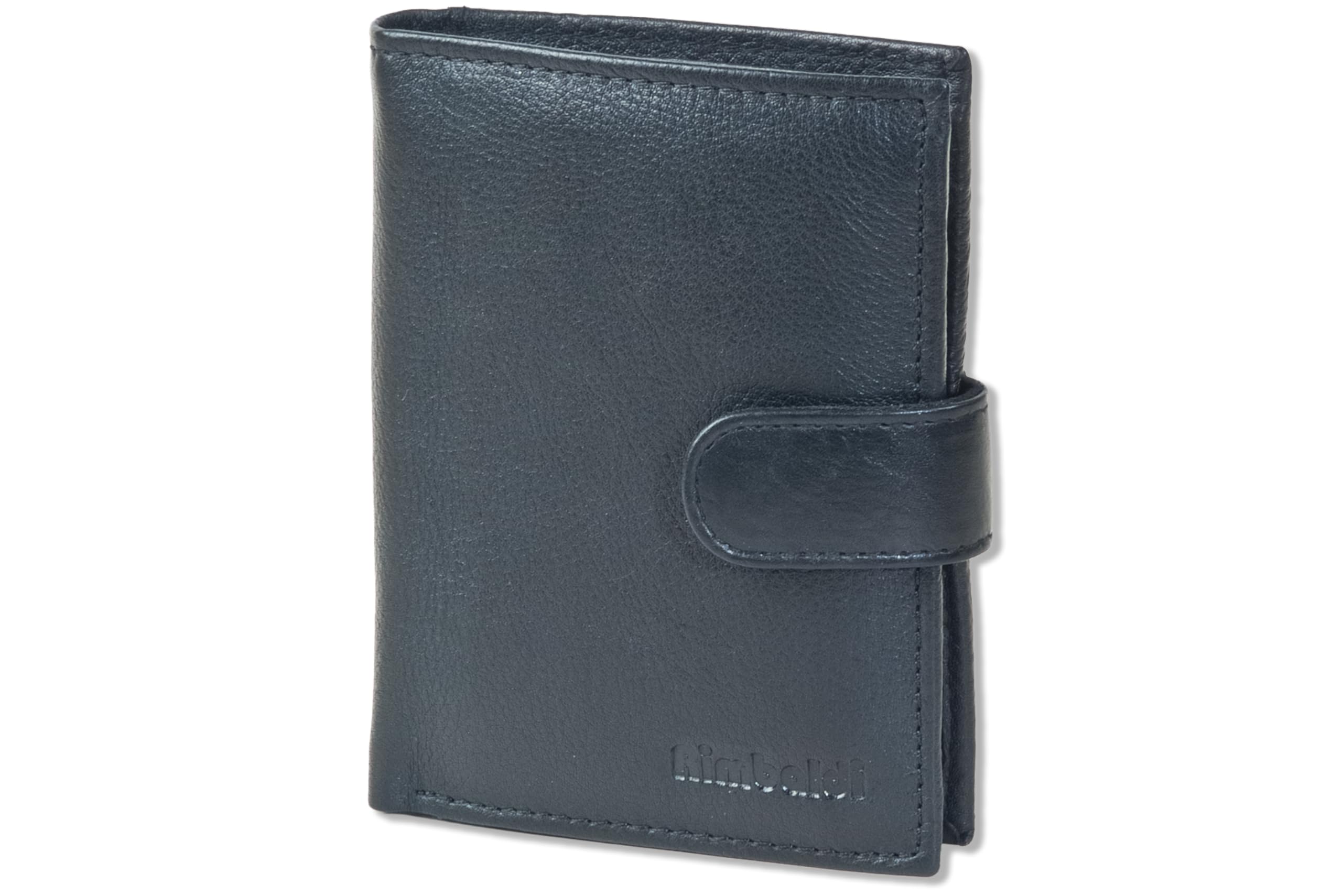 Rimbaldi - Bolt Purse in Portrait Made from Very Soft, untreated Calf Leather in Black