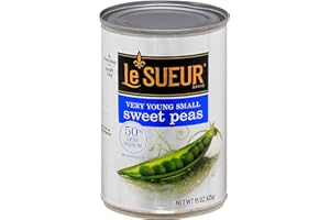 Le Sueur Very Young Small Sweet Peas 50% Less Sodium, 15 oz