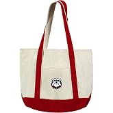 Northwest Georgia Bulldogs NCAA Canvas Tote with Colored Strap
