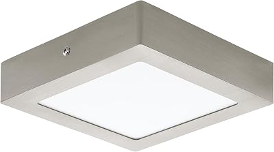 LED Plafonnier Fueva 1, lampe de plafond 1 flamme, matériau : fonte