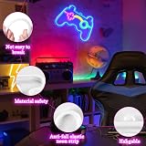 HOTUT Neon Sign Game Neon Light Blue USB Battery Powered 9.7x6.5 in Wall Decor view 3