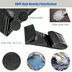 Pond Liner Underlayment 20x30, Epdm Pond Lining