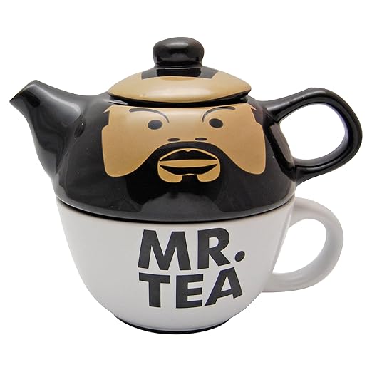 Señor té Tetera y taza Set - Mr T A Team BA Baracus Rocky: Amazon ...