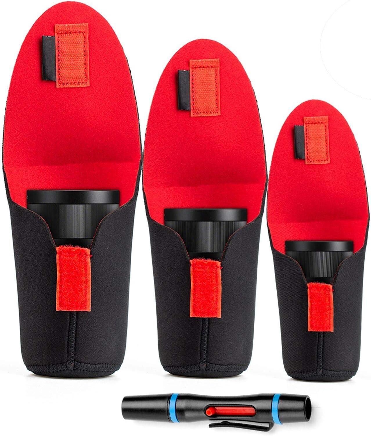 Fotover Neoprene Travel Camera Lens Pouch Set