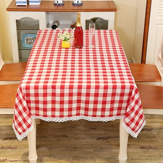 Manteles, Algodón Tela Escocesa Verde Multifunción Adecuado para ...