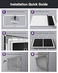 AWOL VISION 135-inch Projector Screen Fixed
