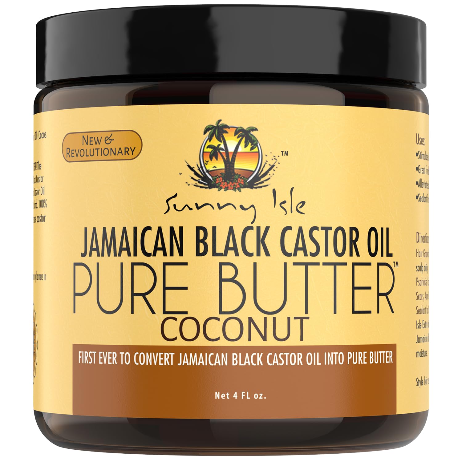 Jamaican Black Castor Oil Coconut Pure Butter 118ml