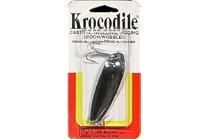 South Bend Sporting Goods Luhr Jensen Krocodile Spoon, Chrome, 1-Ounce