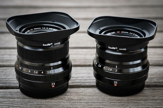 Buy Haoge Lh X35 Square Metal Lens Hood Shade For Fujifilm Fuji