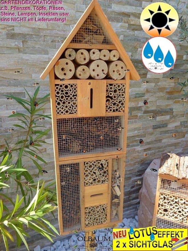 Grosses Insektenhotel Groß - BTV grosses Insektenhotel