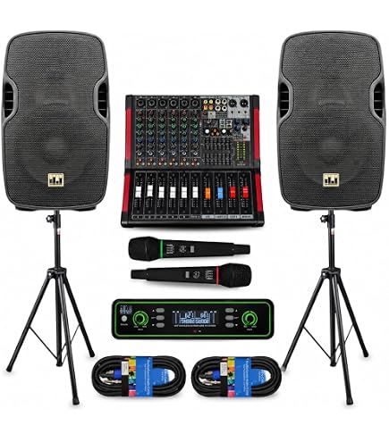 Amazon.com: LD Systems Dave 15 G4X PA System, 2060W Peak Power, 15