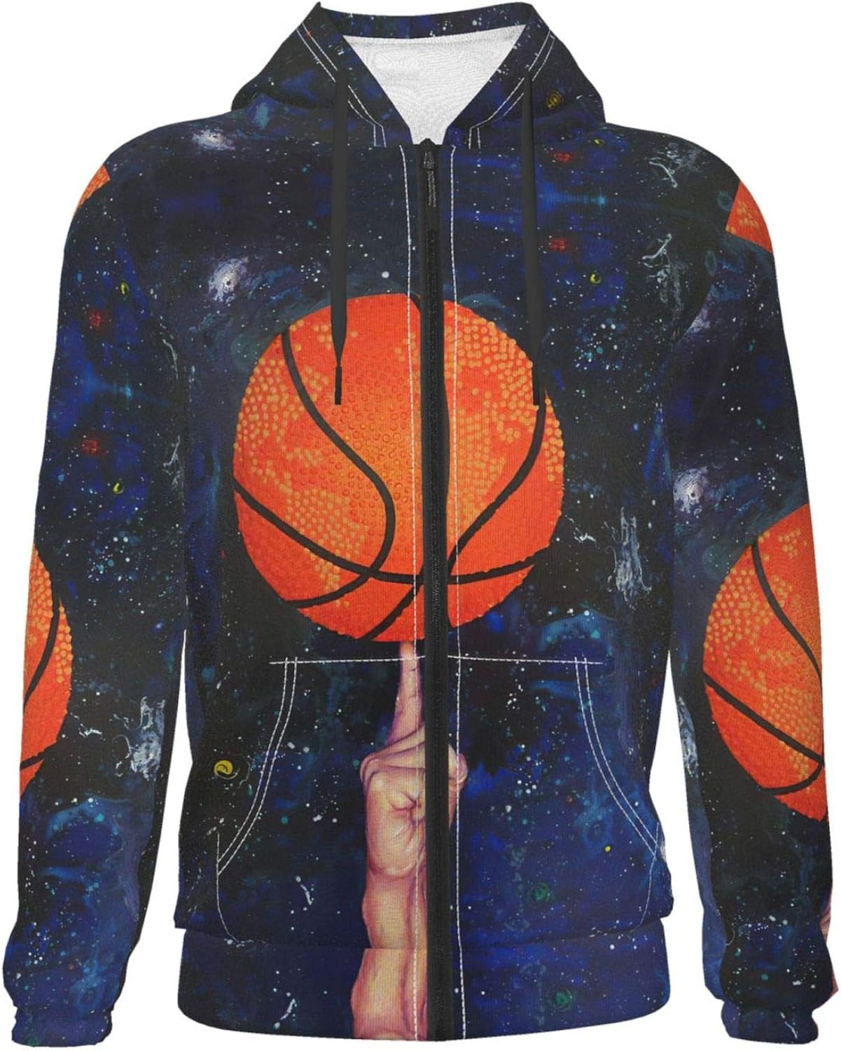 Amazon.com: KXT My Planet Basketball Teen Hoodies,Soft Zip-Up Hooded Sweatshirt Hoodie for Boys 