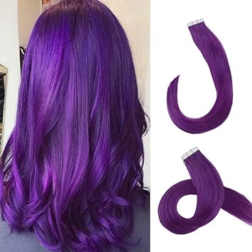 Amazon Com Runature Tape On Huamn Hair Extensions 24inches Color
