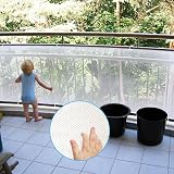 Revanom 9.8ft White Child Safety Net for Balconies Stairs Outdoor Indoor view 3
