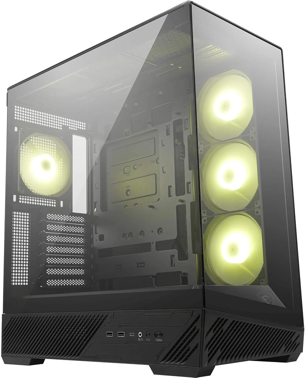 MSI MAG PANO 130R PZ Mid-Tower Gaming Case USB 20Gbps Type-C