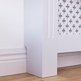 Vida Designs Oxford Radiator Cover White Extra Large H82xW172xD19cm view 6