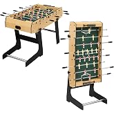 GAOMON 48 Inch Foldable Foosball Table, Soccer Table Game for Kids and Adults, Arcade Table Soccer for Home, Indoor Game Room Sport, Easy Assembly