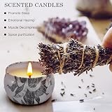 Yinuo Mirror 12 Scented Soy Candle Set 70 g Each Gift Box Floral view 2