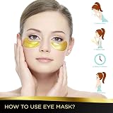 AICHUN BEAUTY 40 Pairs 24K Gold Collagen Eye Mask Anti Wrinkle Dark Circles view 3