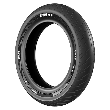 Ceat Zoom XL 70/100-17 40P Tubeless Bike Tyre, Front (Home Delivery)