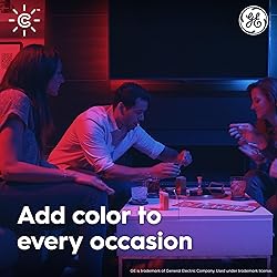 GE CYNC A21 Smart LED Light Bulbs, Color Changing