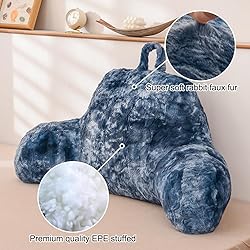 Holawakaka Large Bed Rest Pillow with Arms,Tie Dye