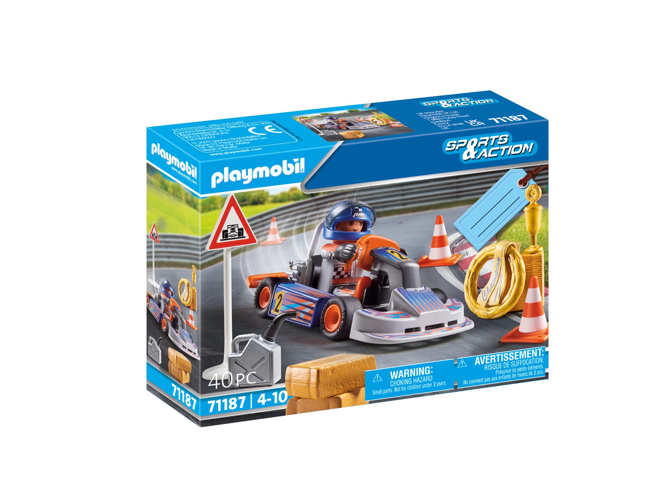 Playmobil Set Cadeau Pilote DE Kart