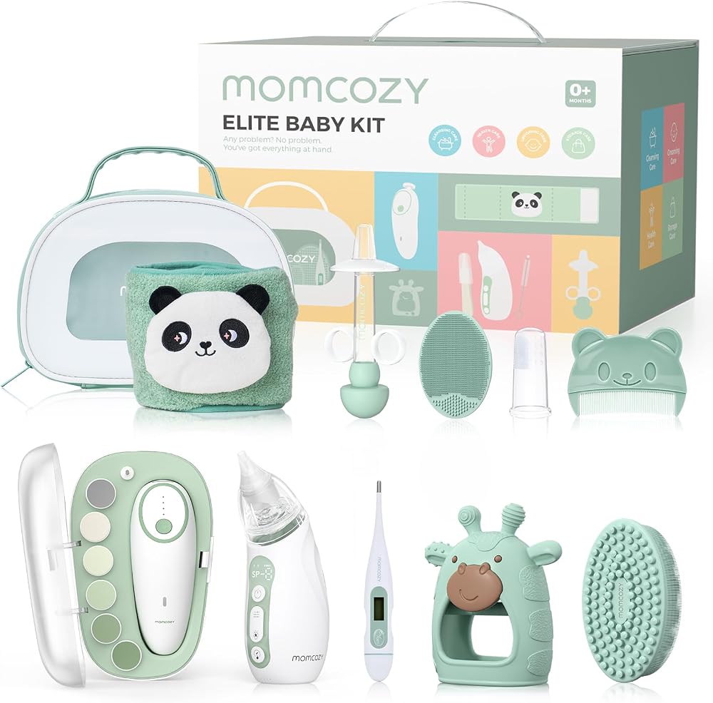 momcozy Elite Baby Kit Grooming Health Cleansing Electric Nail File Nasal
