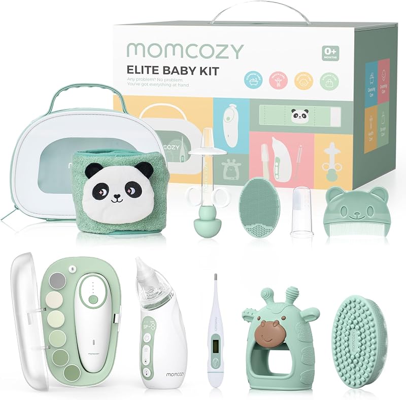 momcozy Elite Baby Kit Grooming Health Cleansing Electric Nail File Nasal