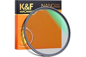 K&F CONCEPT 77mm Black Diffusion 1/2 Filter Mist Cinematic Effect Filter with 28 Layer Nano Coating for Video/Vlog/Portrait P