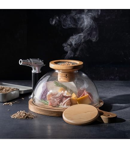 Zeynomax - Rookkap voor Thuis Roken en Koken in de Keuken - Acryl Cloche Deksel voor Zeynomax - Rookkap voor Thuis Roken en Koken in de Keuken - Acryl Cloche Deksel voor