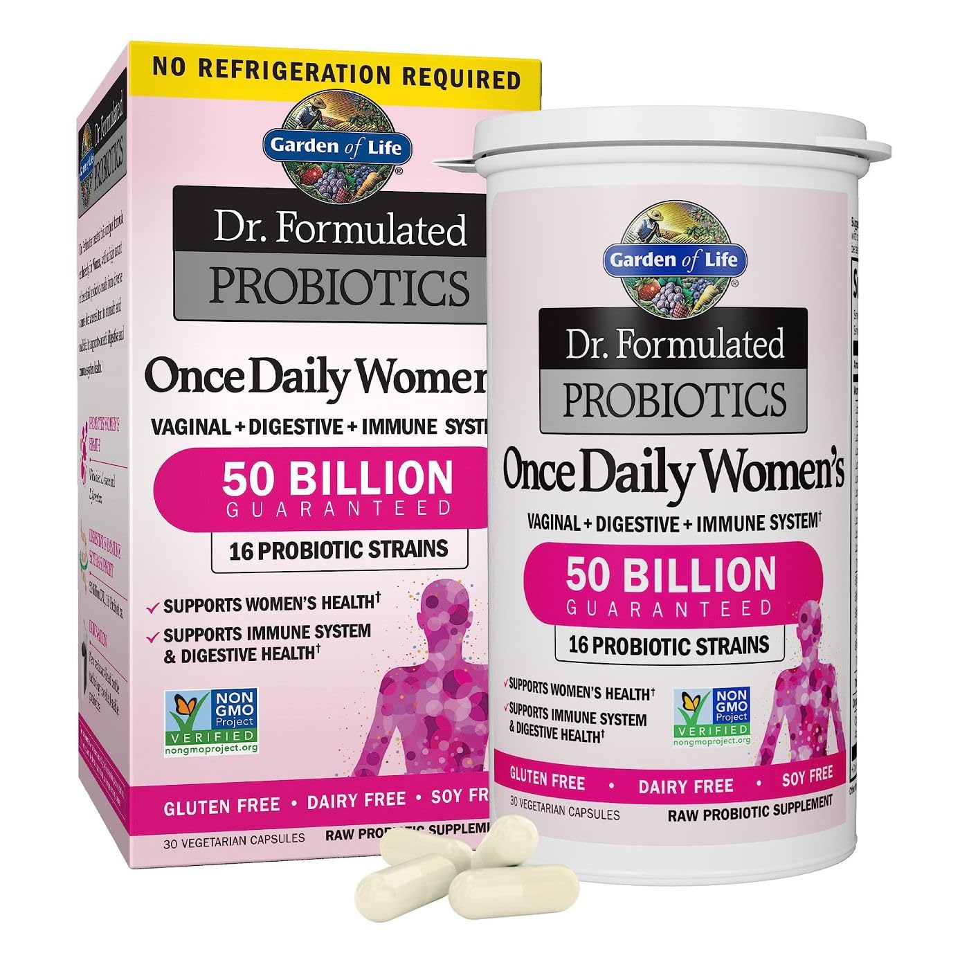 Life Extension Neuro-mag Magnesium L-threonate and Garden of Life Dr. Formulated Women's Probiotics Bundle