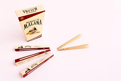Highway To Malana Pre Rolled Cones King Size 109Mm (10) Rolling Paper, Smoking Paper, Pre Rolled Cones, Smoking Cones,Blunt Paper