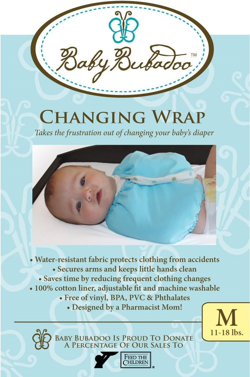 Baby Bubadoo Diaper Changing Wrap - Medium - Pink