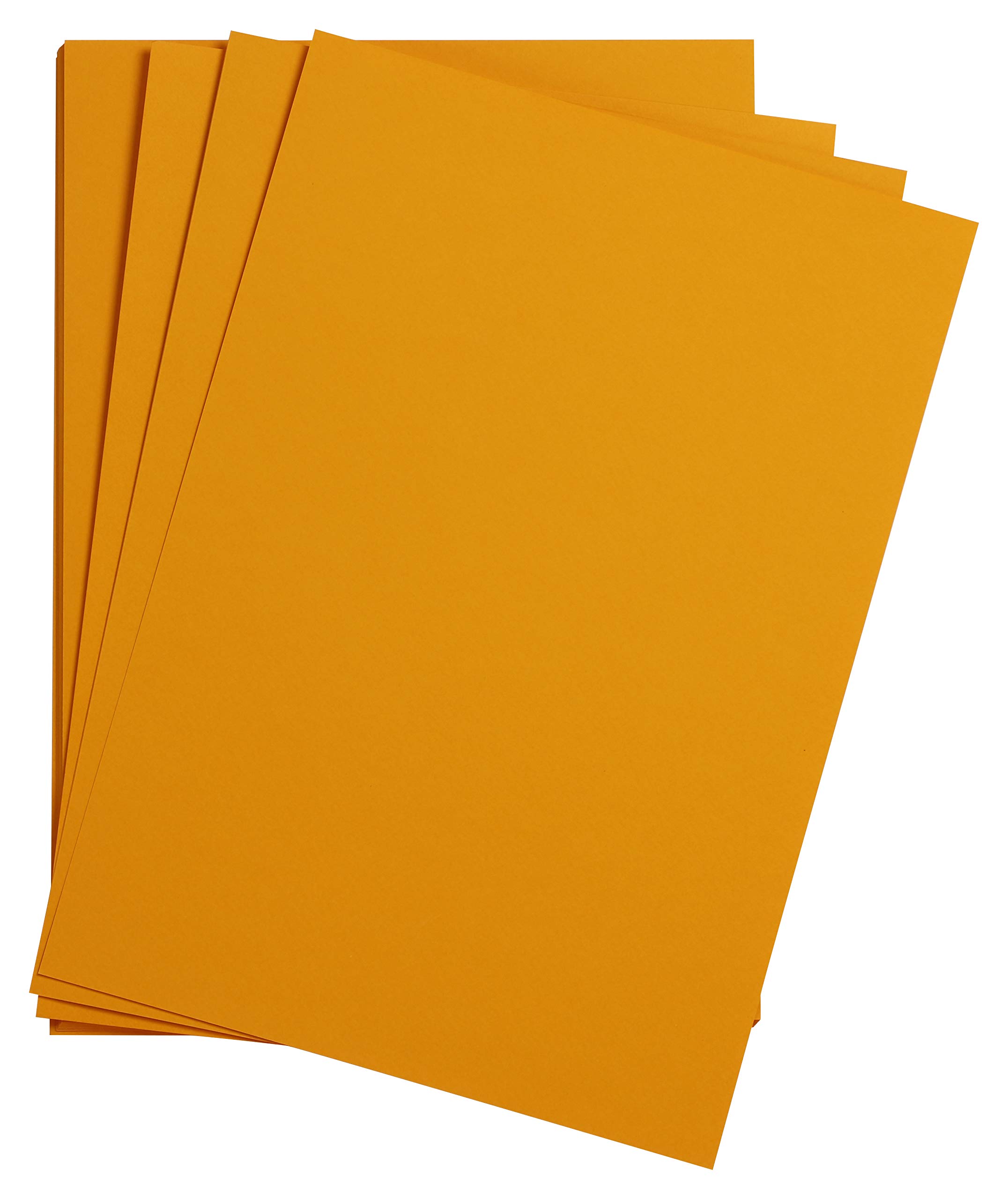 Clairefontaine - Ref 90772C - Etival Coloured Grained Drawing Paper (Pack of 25 Sheets) - A3 (42 x 29.7cm) - 160gsm Cellulose Art Paper - Yellow Sun - Acid Free, pH Neutral