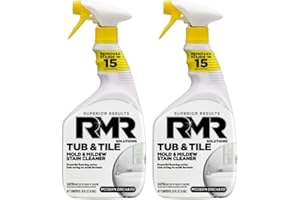 RMR BRANDS RMR - Tub and Tile Cleaner, Mold Stain & Mildew Stain Remover, Industrial-Strength, No-Scrub Cleaner, 32 Fl Oz, 2 Pack