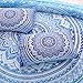 NTBED Bohemian Comforter Sets Queen Lightweight Soft 3-Piece Microfiber Bedding Boho Mandala Medallion Printed Quilt Set with 2 Matching Pillowcases (Blue, Queen)