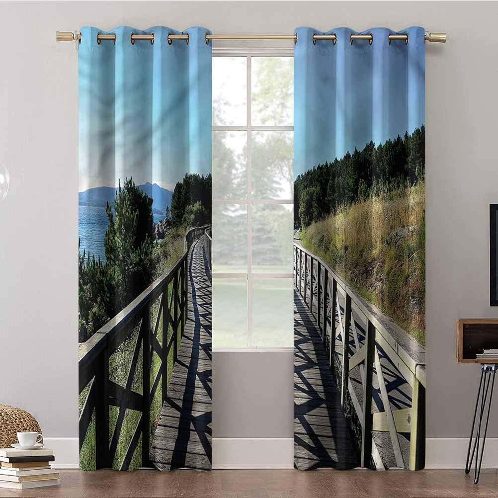 Aishare Store Blackout Curtains, 72 inches long Thermal Insulated