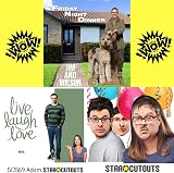 STAR CUTOUTS Friday Night Dinner Mark Heap Cardboard Face Mask Fancy Dress view 5