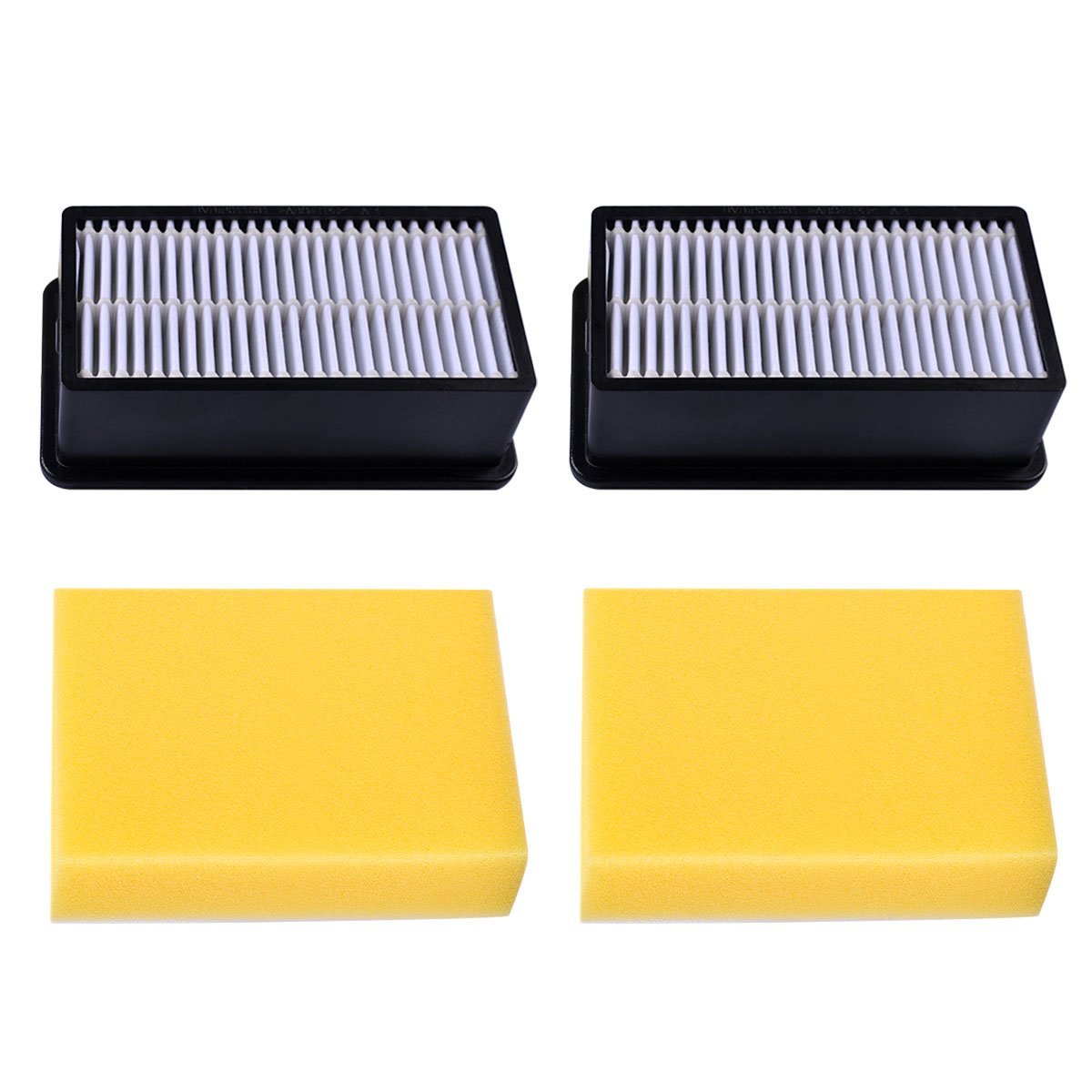 KEEPOW 4 Pack Replacement Filters Compatible with Bissell 9595A 1008 1330 CleanView Bagless Vacuum Cleaner