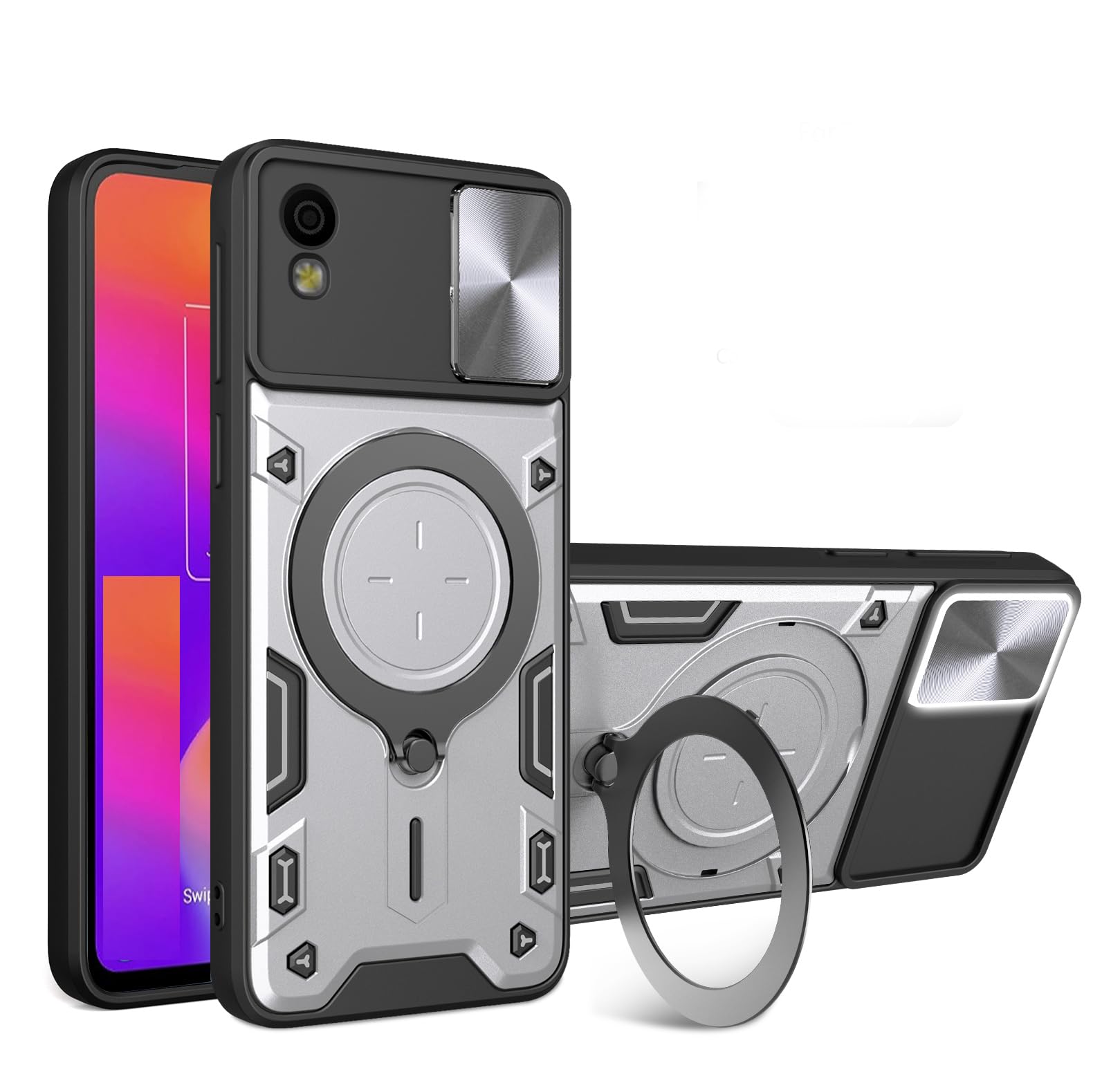 bojioderf Compatible with TCL 30Z Cover,Compatible