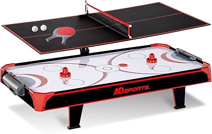 Amazon Com 44 Inch Air Powered Hockey Table Top Game With Table