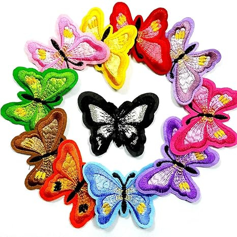 Soleebee Gemischt zufällig Patches Zubehör Aufbuegler Bügeleisen-auf oder Nähen-auf Aufnäher Applikation Applique Flicken Pat