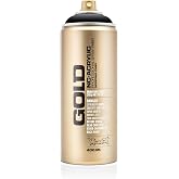 Montana Cans Montana GOLD 400 ml Color, Shock Black Spray Paint,MXG-S9000, 13.5 Ounce (Pack of 1)