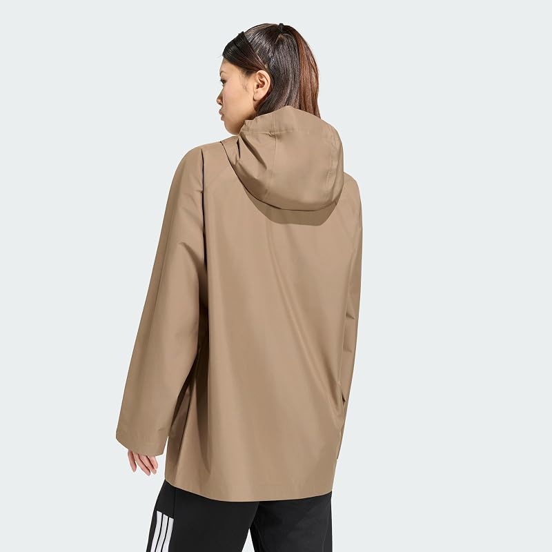 Damen Essentials Rain Parka Coat, black, M — Foto 4 von 4