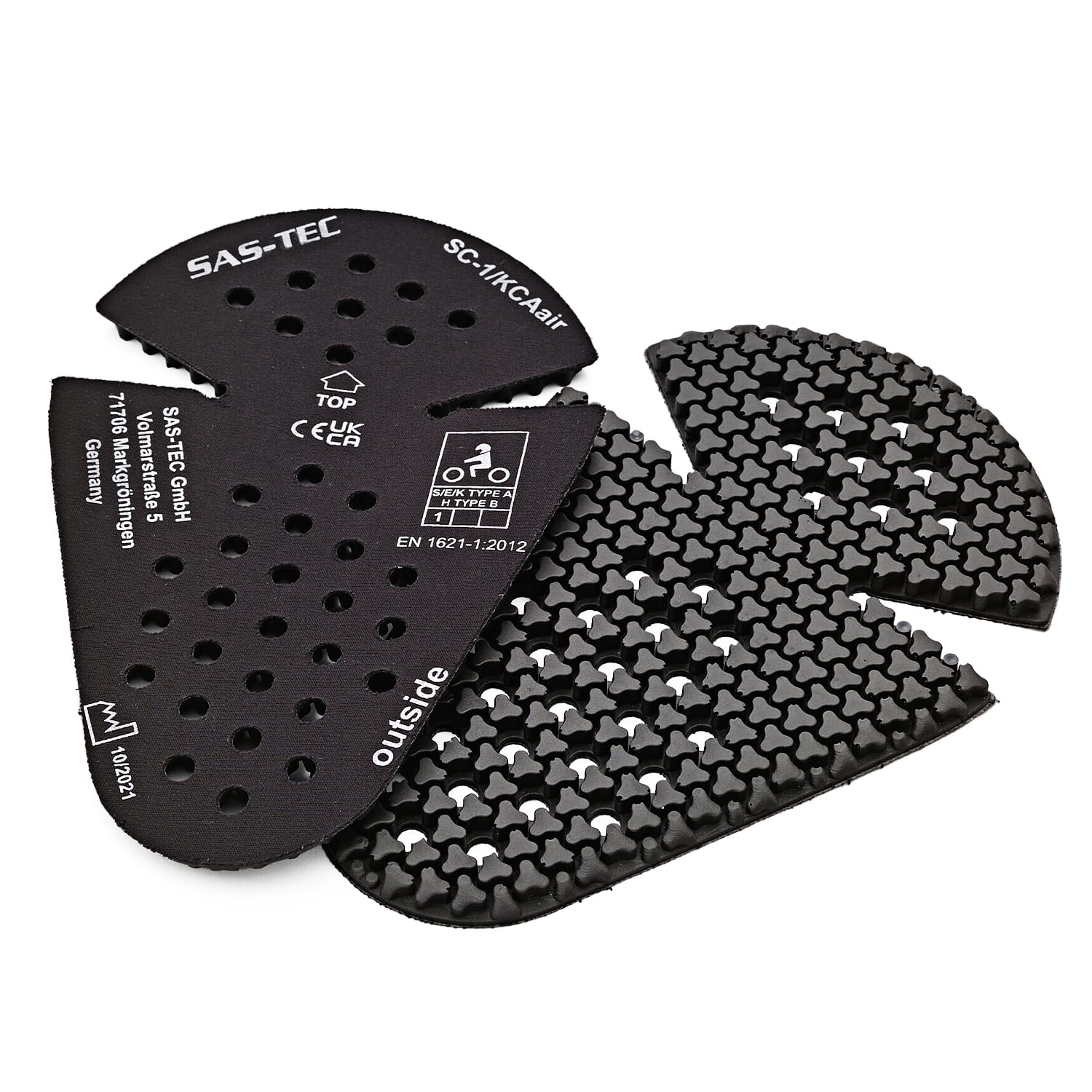 デイトナ(Daytona) SAS-TEC(サステック) バイク用 プロテクター 肩 肘 膝 兼用 トリプルフレックス 薄型 CEレベル1 瞬間硬化 左右セット 32504商品画像