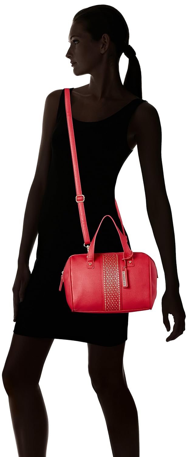 caprese women's satchel (carmine)